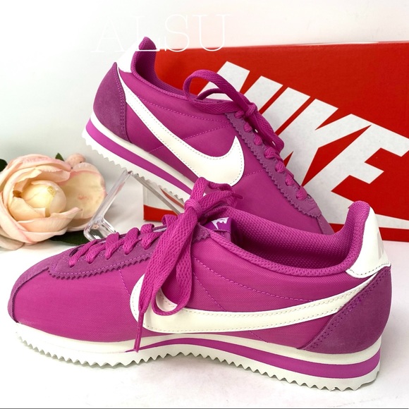 Nike Classic Cortez Nylon Active Fuchsia W AUTHENT - Picture 7 of 8